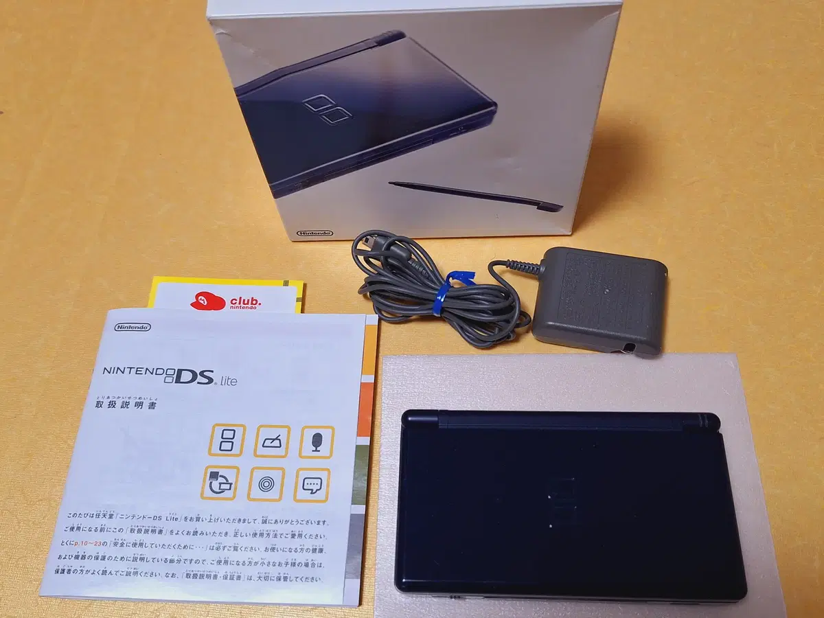 미품급 닌텐도 DS LITE 블루 일본판 박스셋 dslite dsi 아님